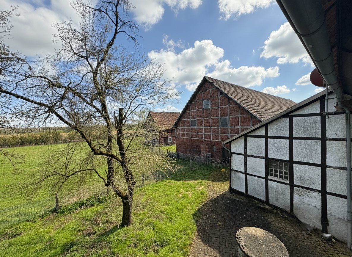 Charmante Hofanlage mit 17.000 m² Grundstück und umfangreichen Nebengebäuden