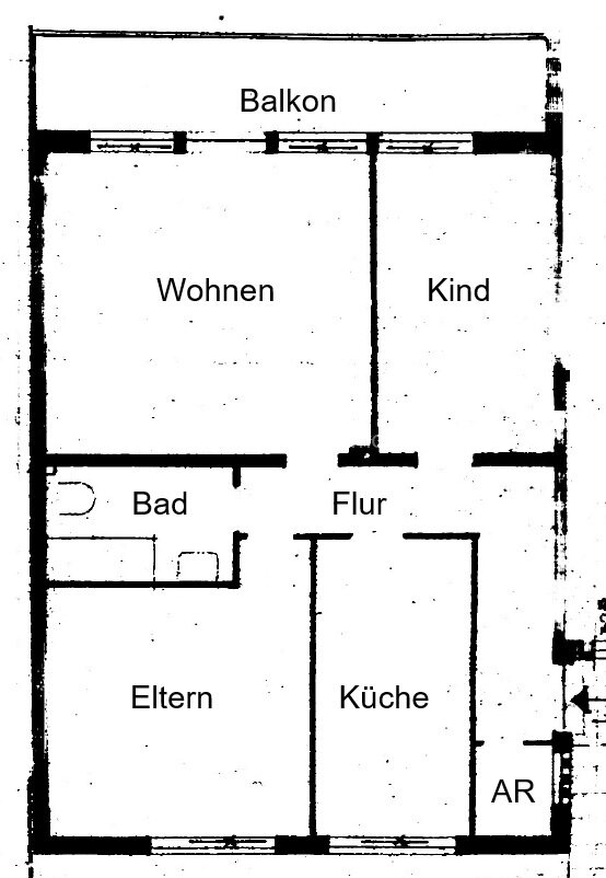 Wohlfühloase in Ahlen – Gepflegte 3-Zimmer-Wohnung mit Balkon