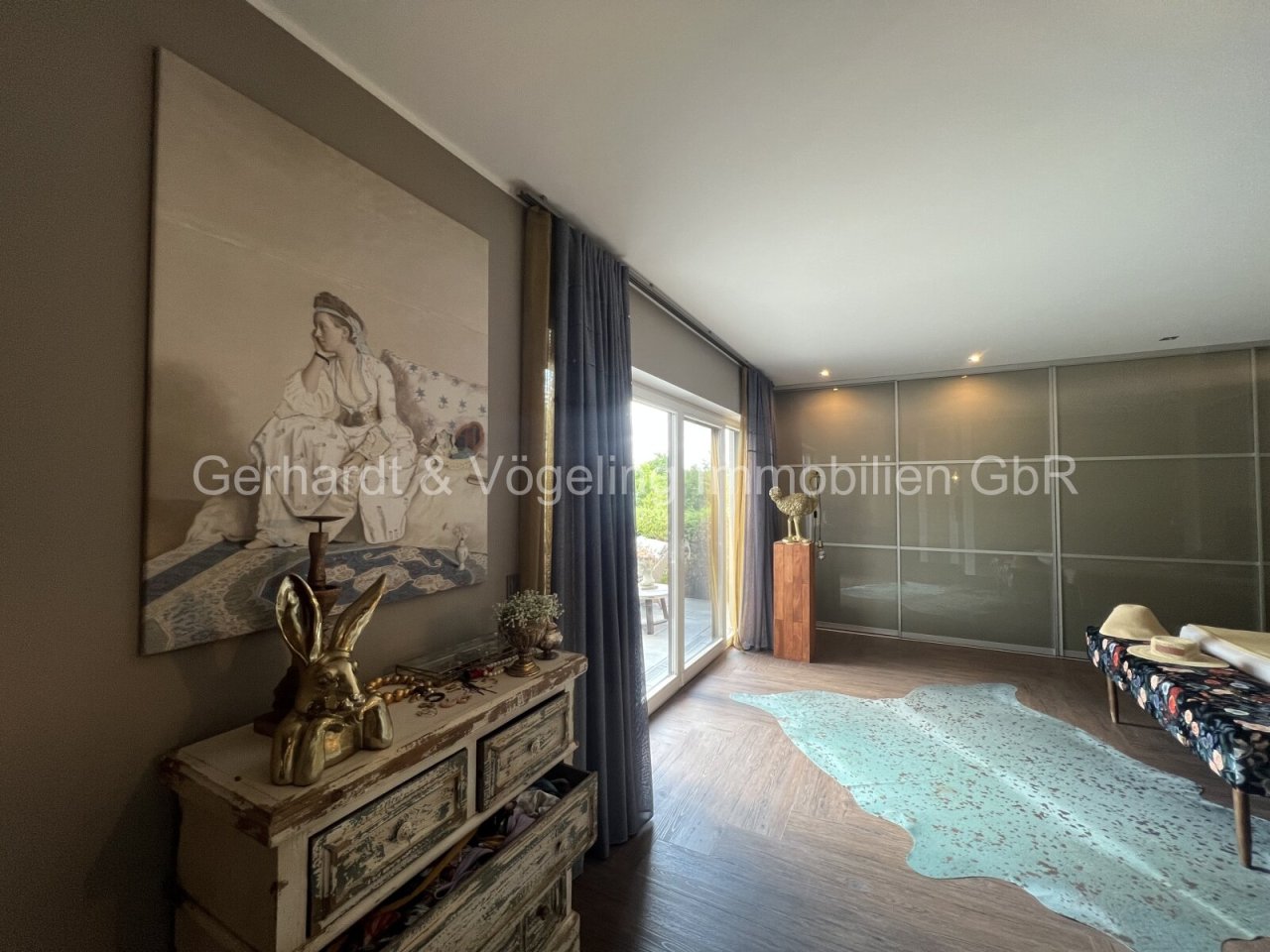Schlafzimmer mit Zugang zu eigener Terrasse Schlafzimmer mit Zugang zu eigener Terrasse