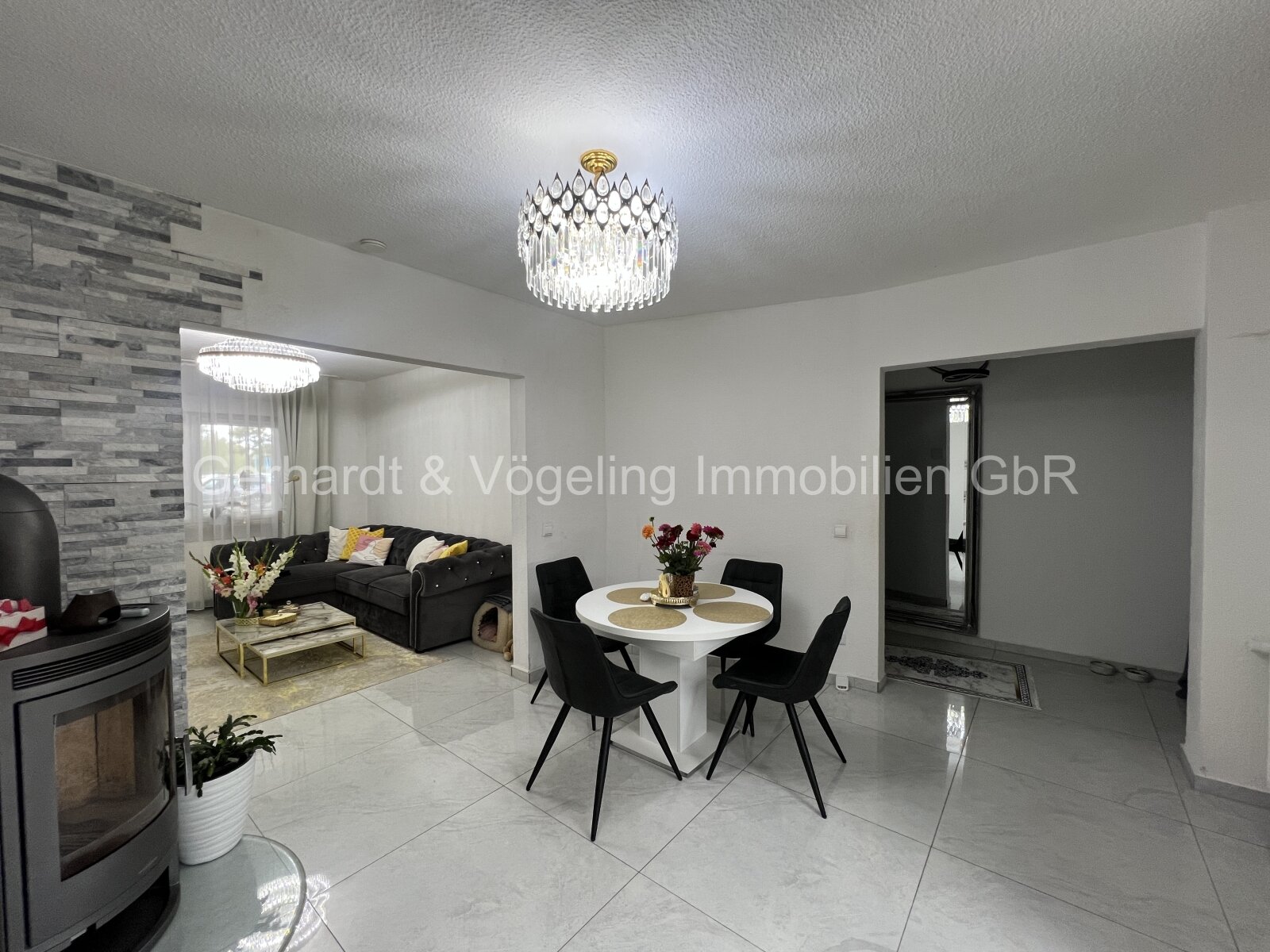 Esszimmer mit Kamin Esszimmer mit Kamin