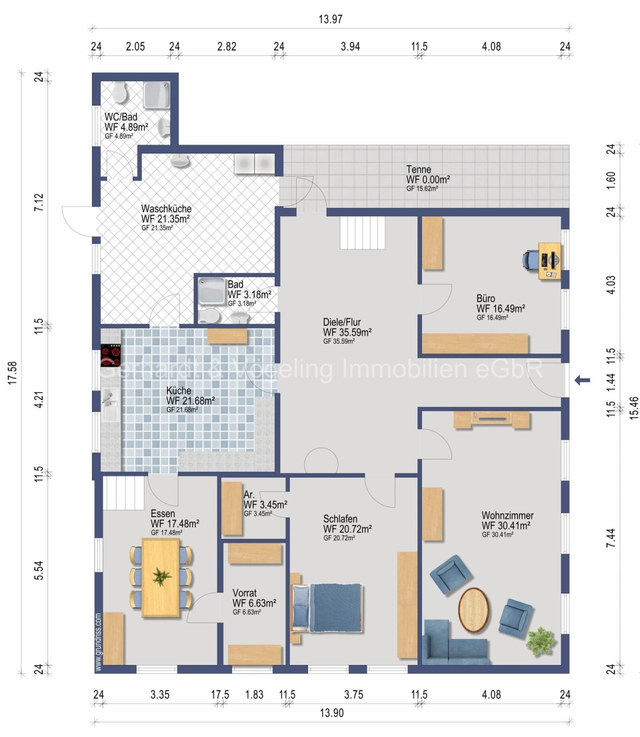 Grundriss Erdgeschoss