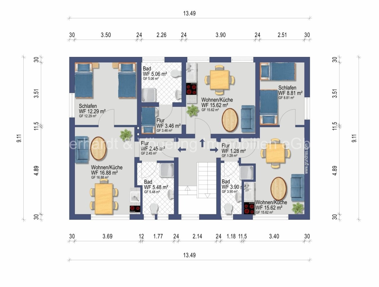 Grundriss EG und 1. OG Grundriss EG und 1. OG